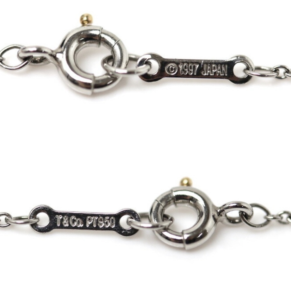 Tiffany & Co. Victoria Small Platinum Necklace 0.32 TCW - Picture 6 of 6